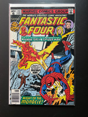 Fantastic Four 207 Marvel Comics June 1979 Spider-Man Appearance