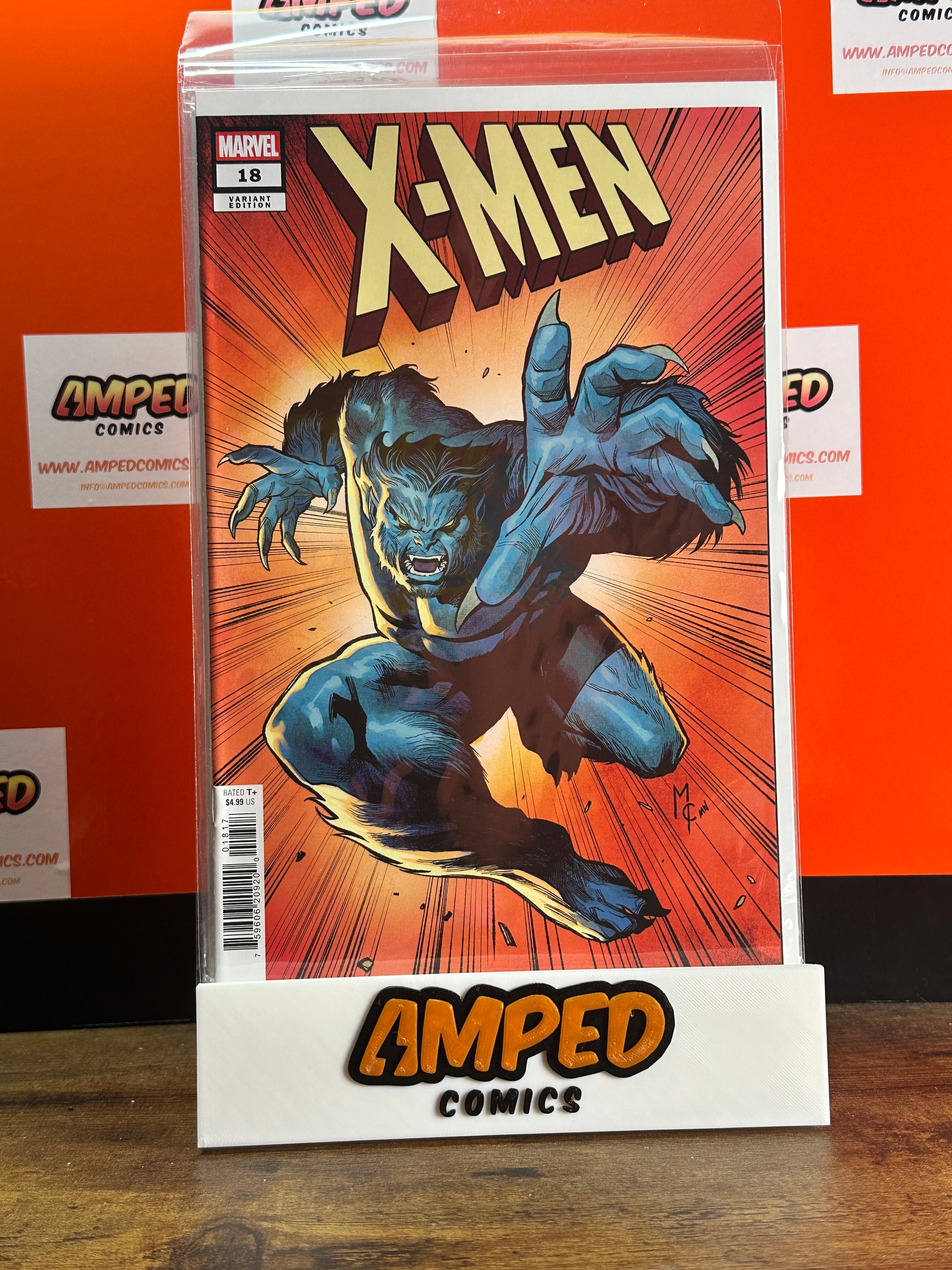 X-MEN (2024) #18 1:25 INCENTIVE MARTIN COCCOLO VARIANT BEAST Marvel Comics