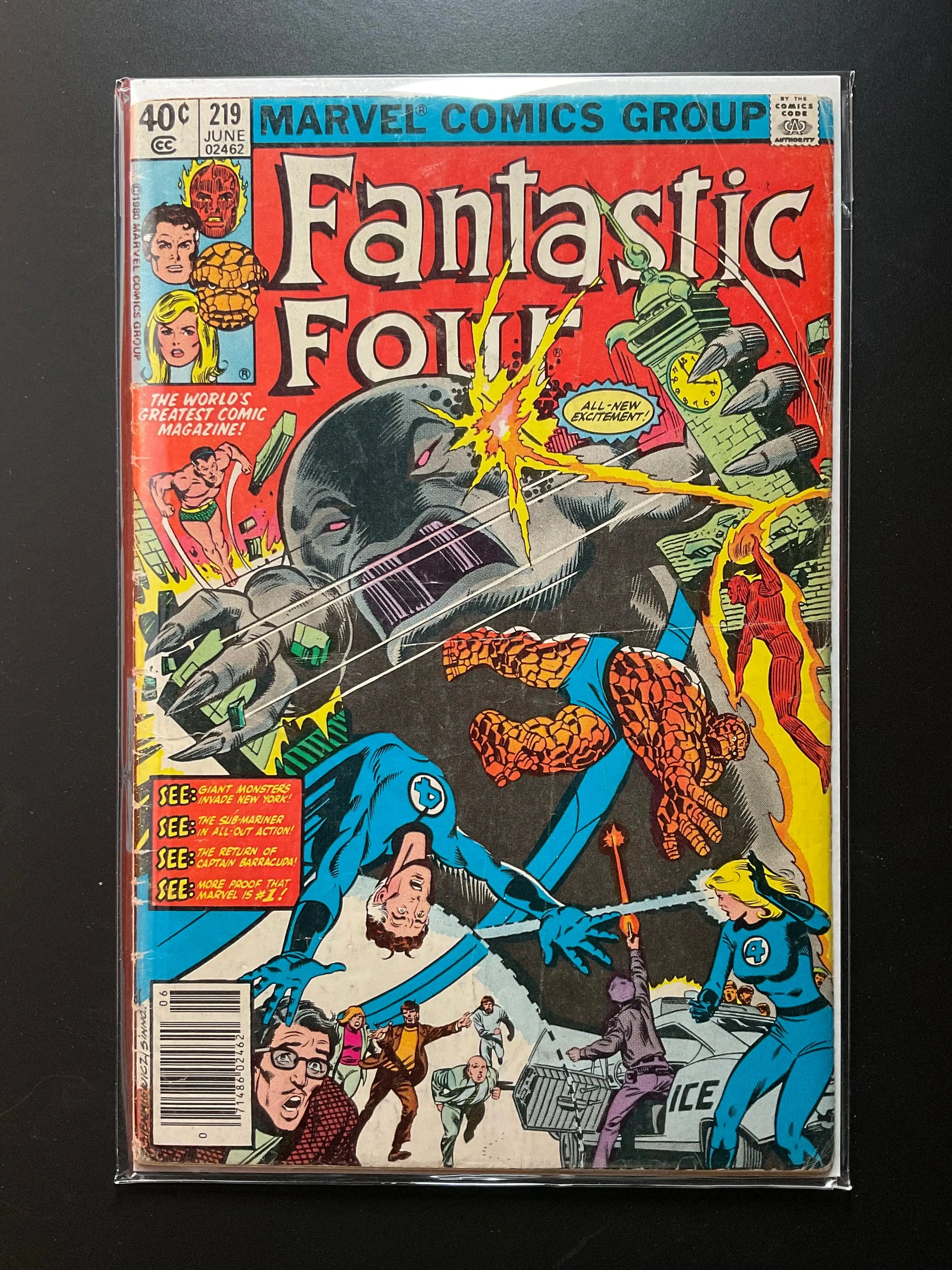 Fantastic Four 219 Marvel Comics June 1980 NEWSSTAND