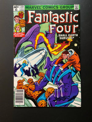 Fantastic Four 221 Marvel Comics Aug 1980