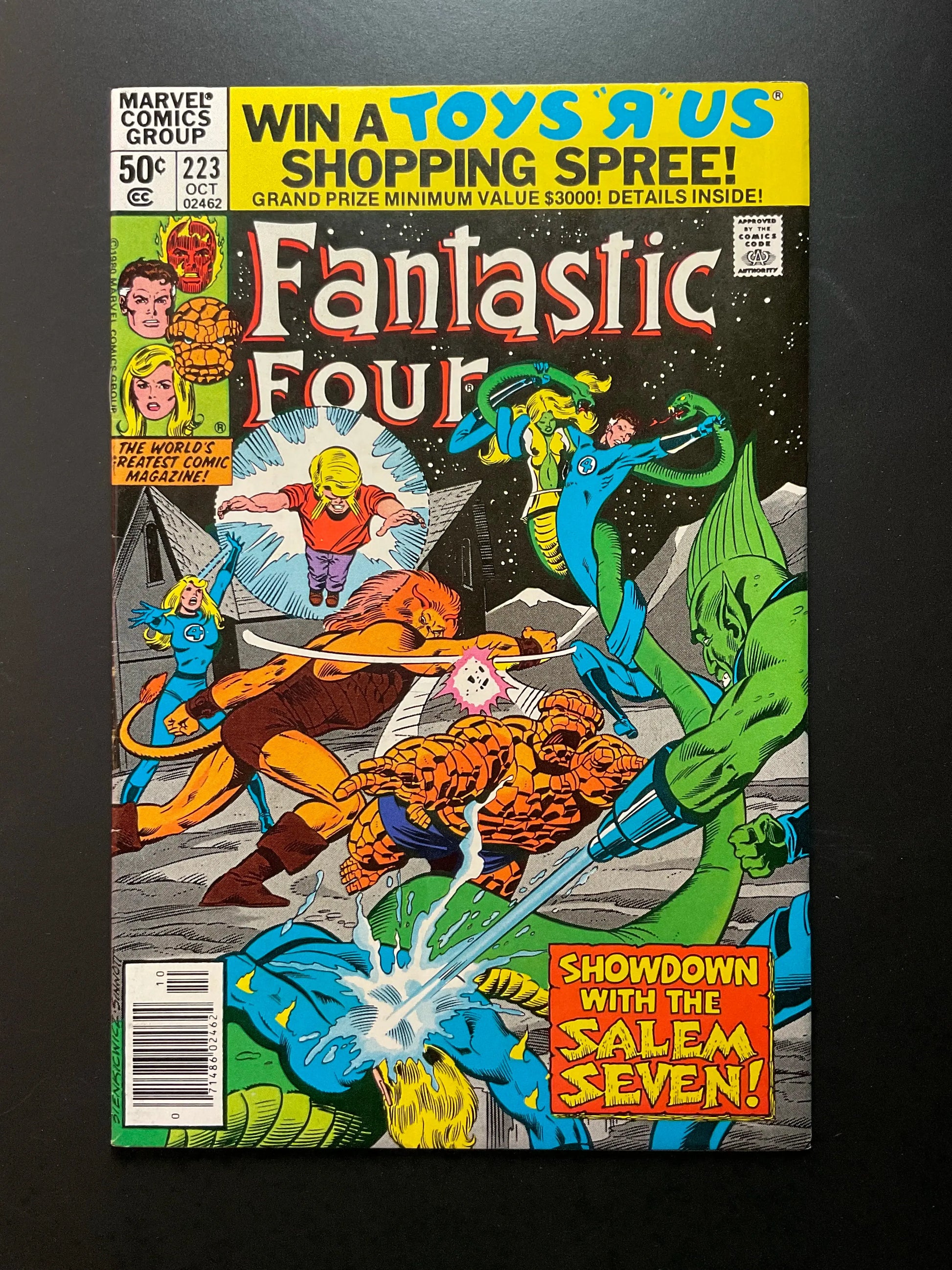 Fantastic Four 223 Marvel Comics Oct 1980 Salem Seven Showdown