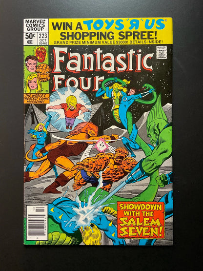 Fantastic Four 223 Marvel Comics Oct 1980 Salem Seven Showdown