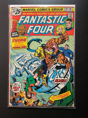 Fantastic Four 170 Marvel Comics May 1976 The Thing vs Power Man