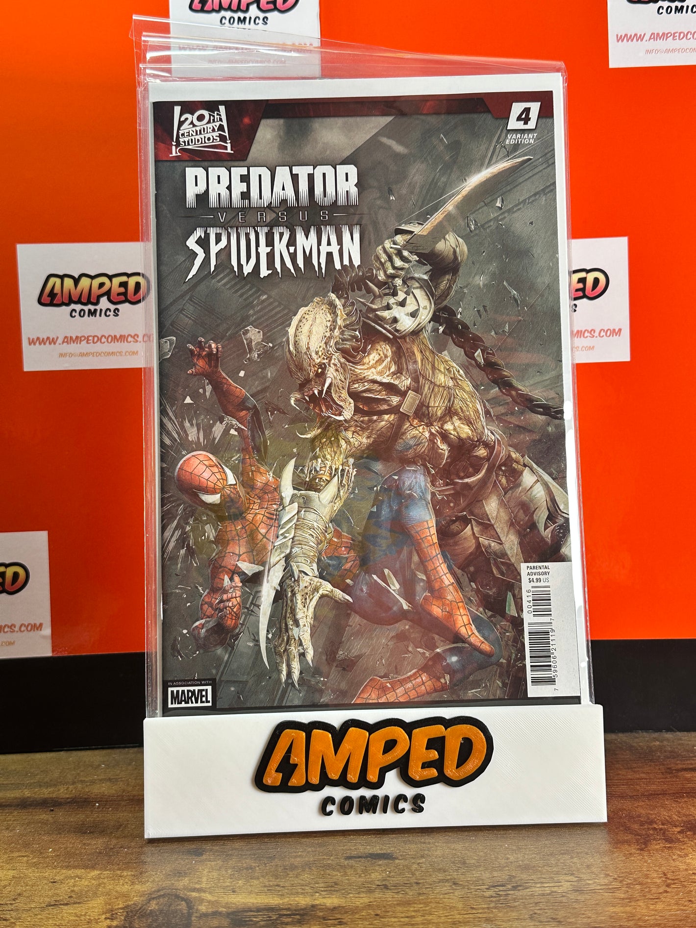 Predator Vs Spider-man #4 Björn Barends Incentive Variant (1:25) Marvel Comics