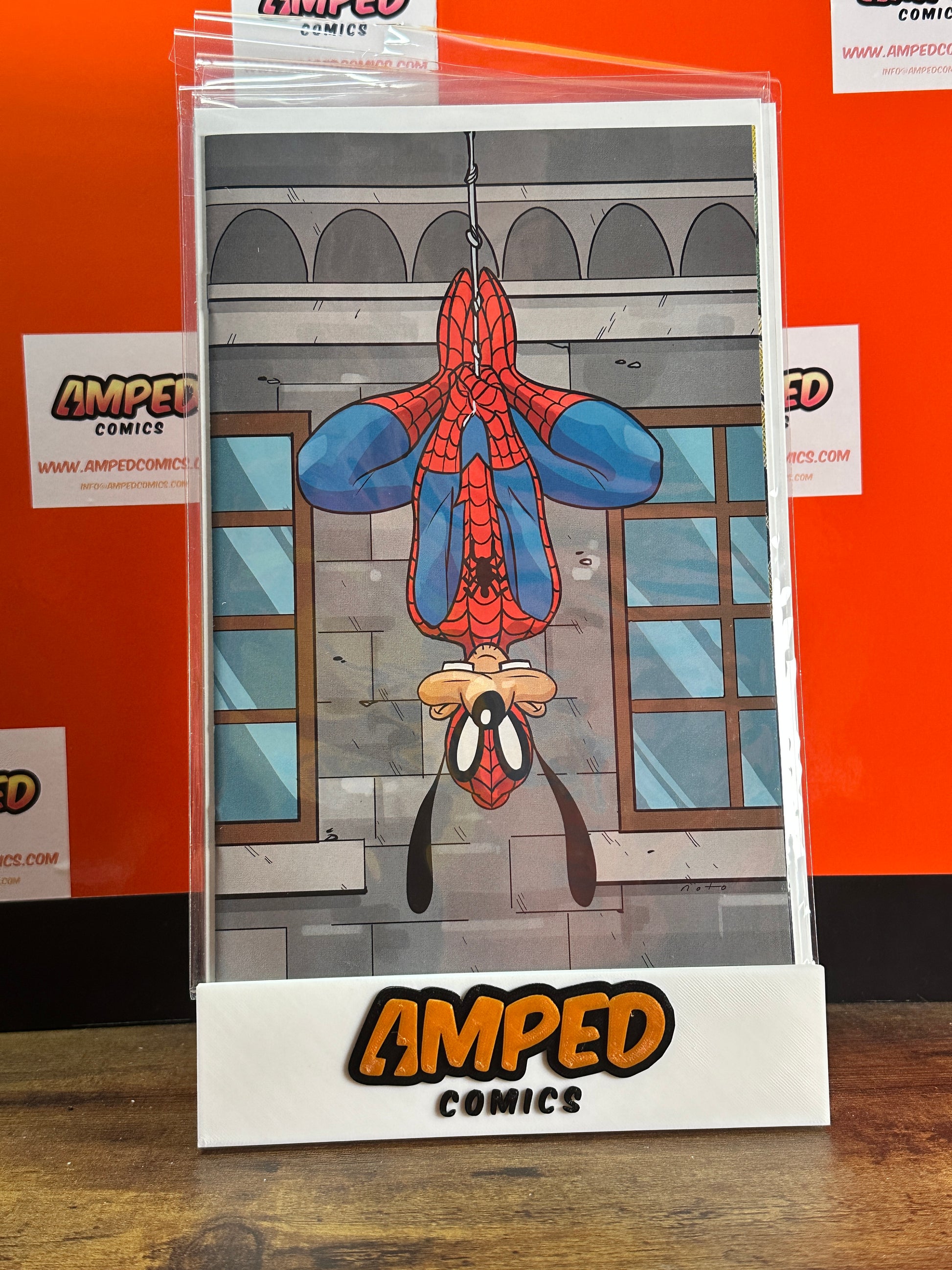 WHAT IF GOOFY BECAME SPIDER-MAN #1 1:100 VIR VARIANT