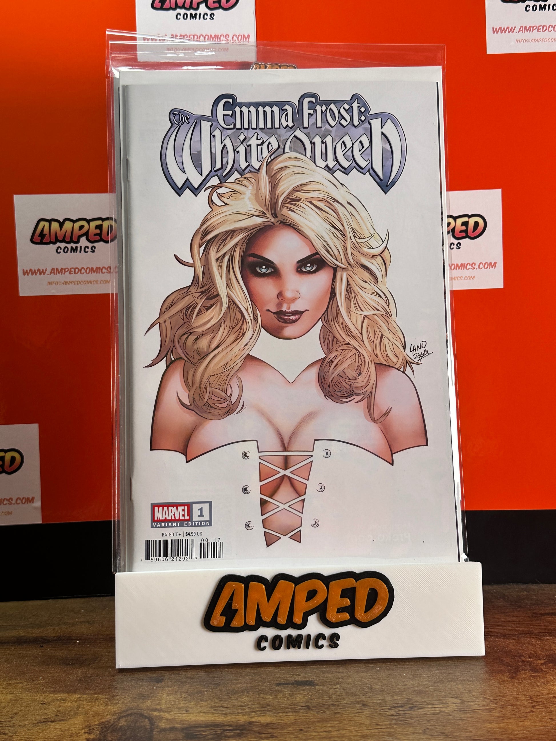 Emma Frost White Queen #1 1:25 Greg Land Variant Marvel 2025