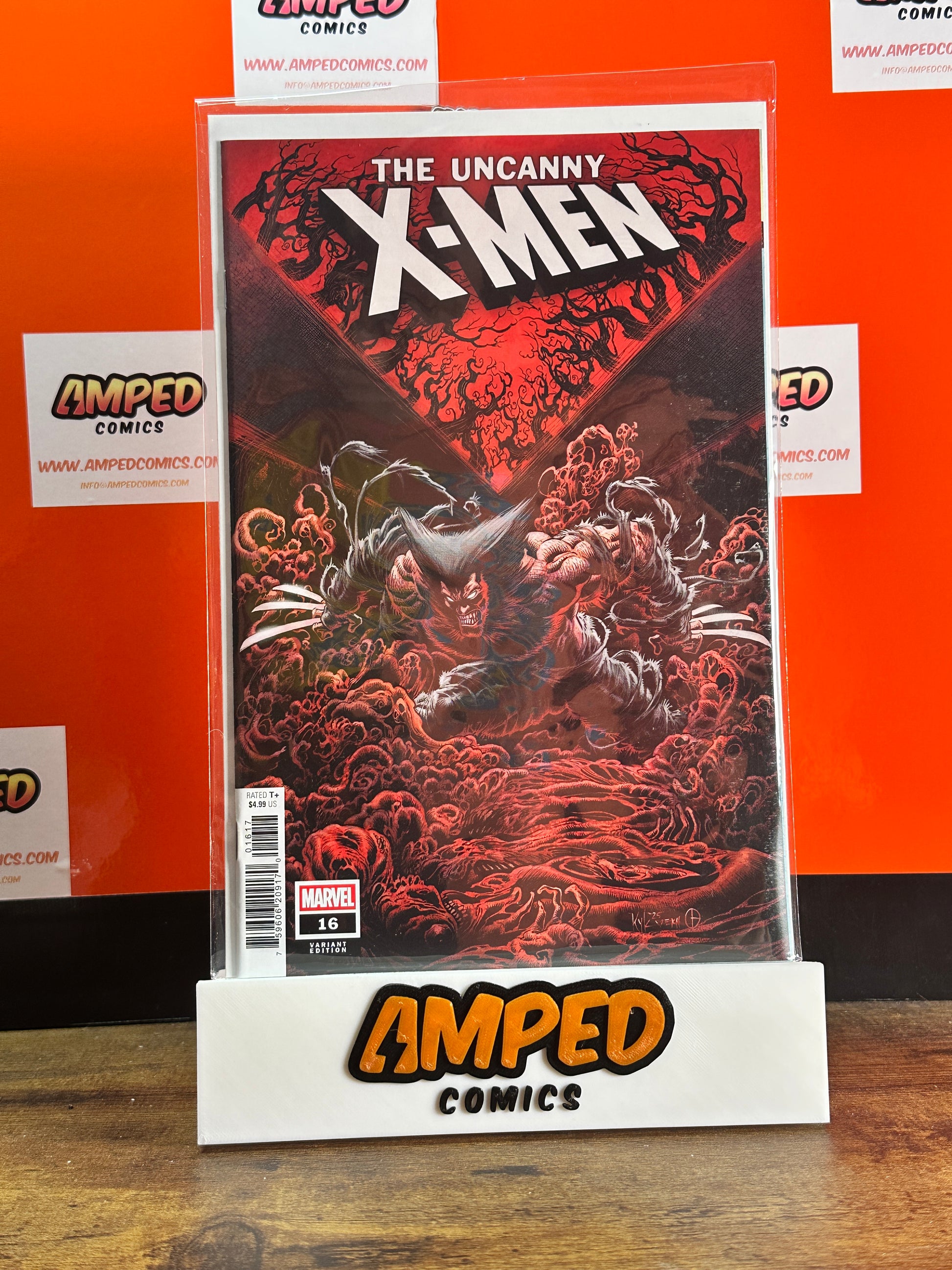 Uncanny X-Men #16 1:25 Kyle Hotz Variant Edition Marvel Comics