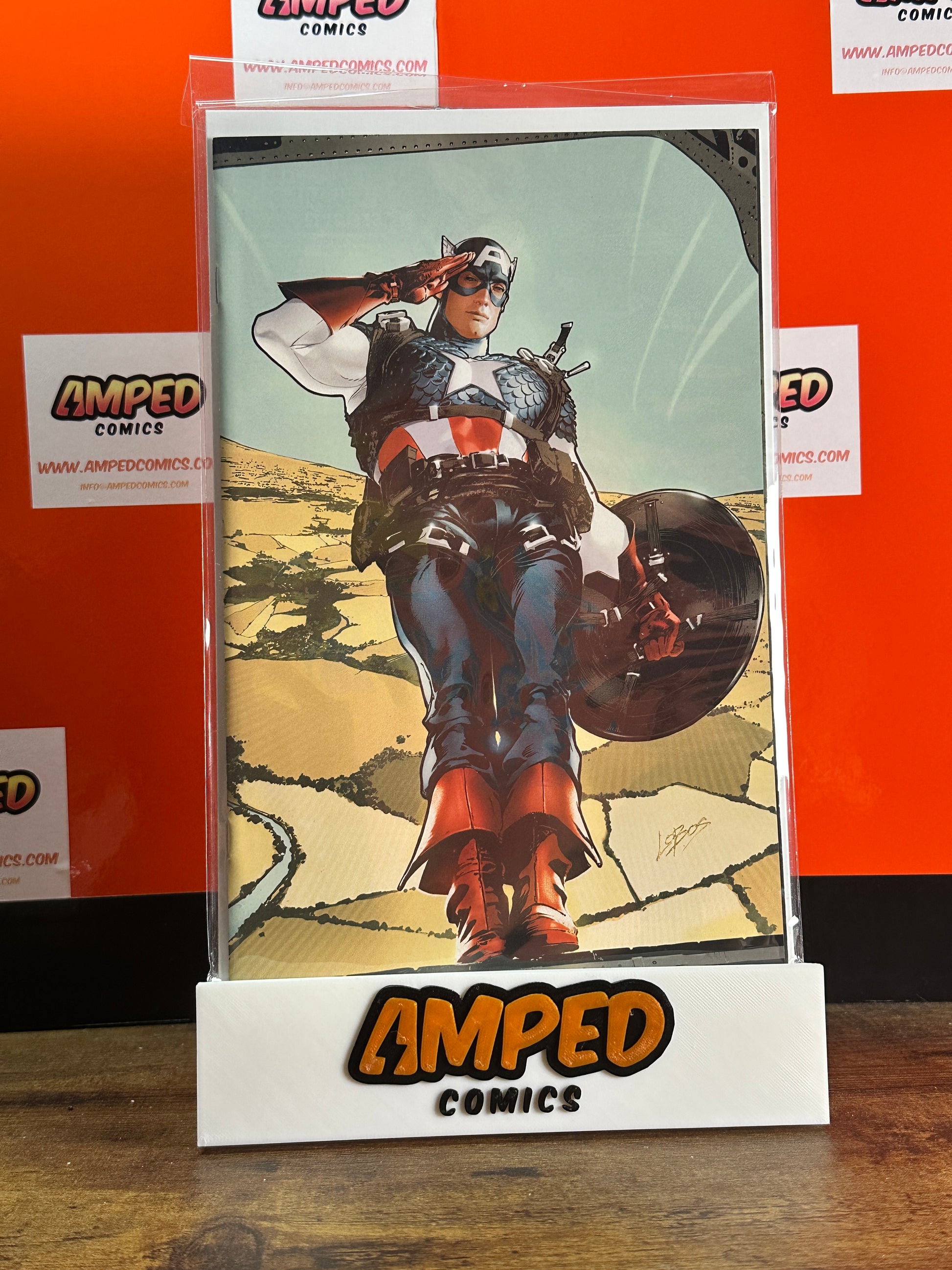 CAPTAIN AMERICA 1 1:200 PABLO VILLALOBOS VIRGIN VARIANT