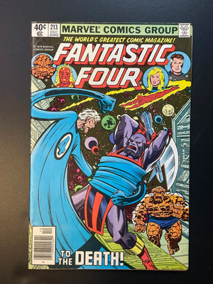 Fantastic Four 213 Marvel Comics Dec 1979 To the Death NEWSSTAND
