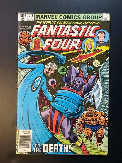 Fantastic Four 213 Marvel Comics Dec 1979 To the Death NEWSSTAND