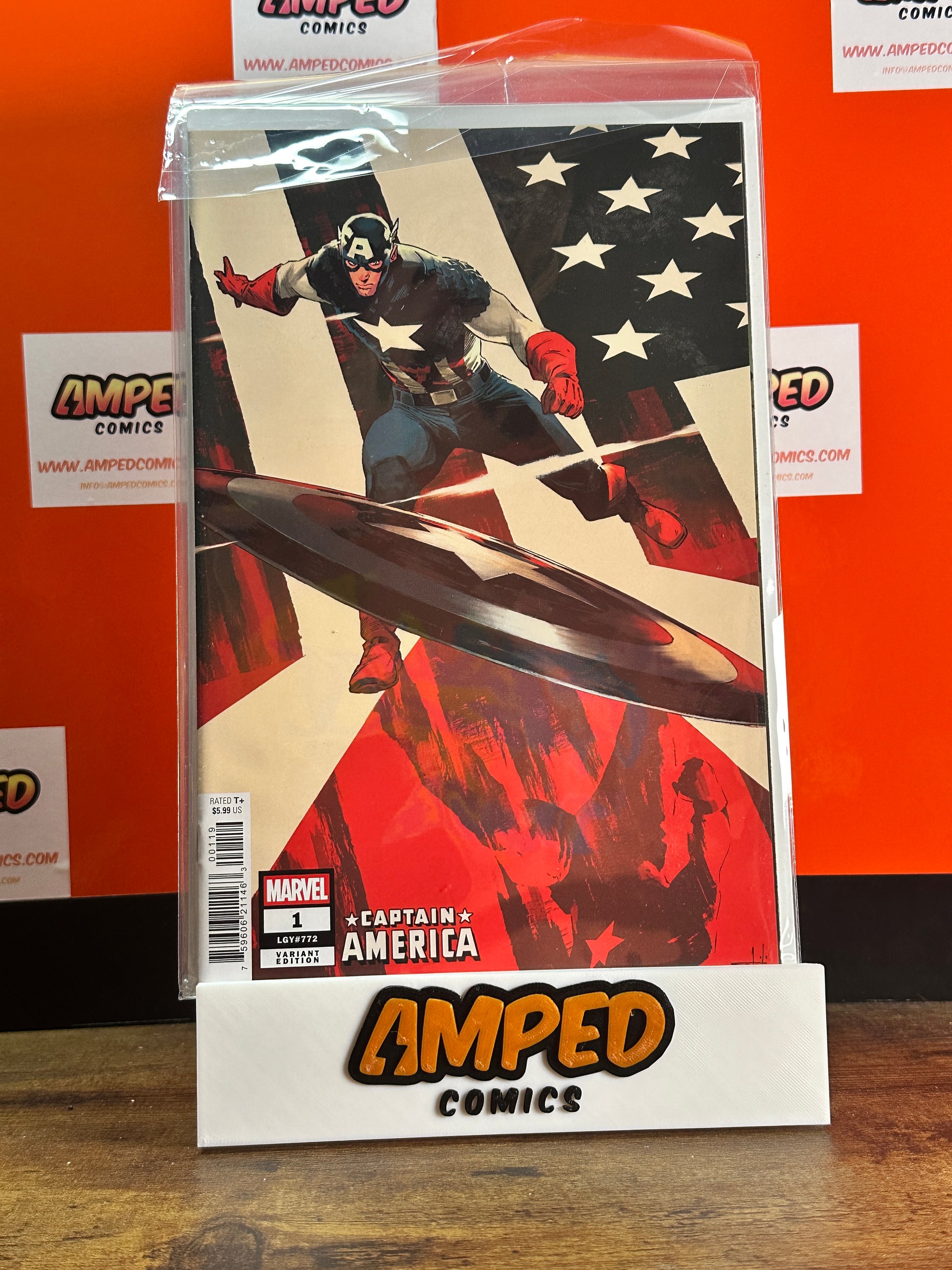 Captain America #1 1:25 Valerio Schiti Variant Marvel 2025