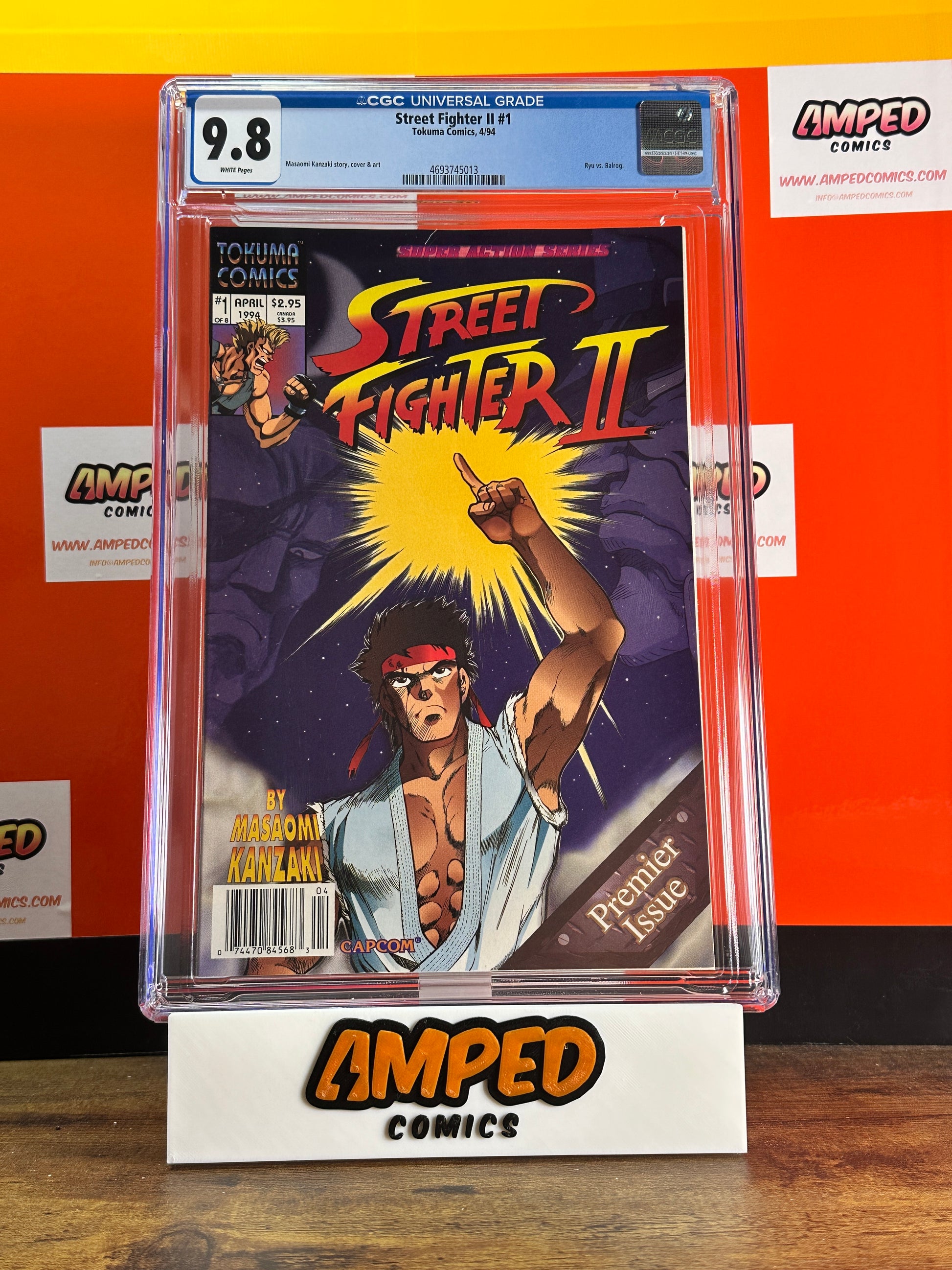Street Fighter II 1 CGC 9.8 Tokuma Comics 1994 Premier Issue