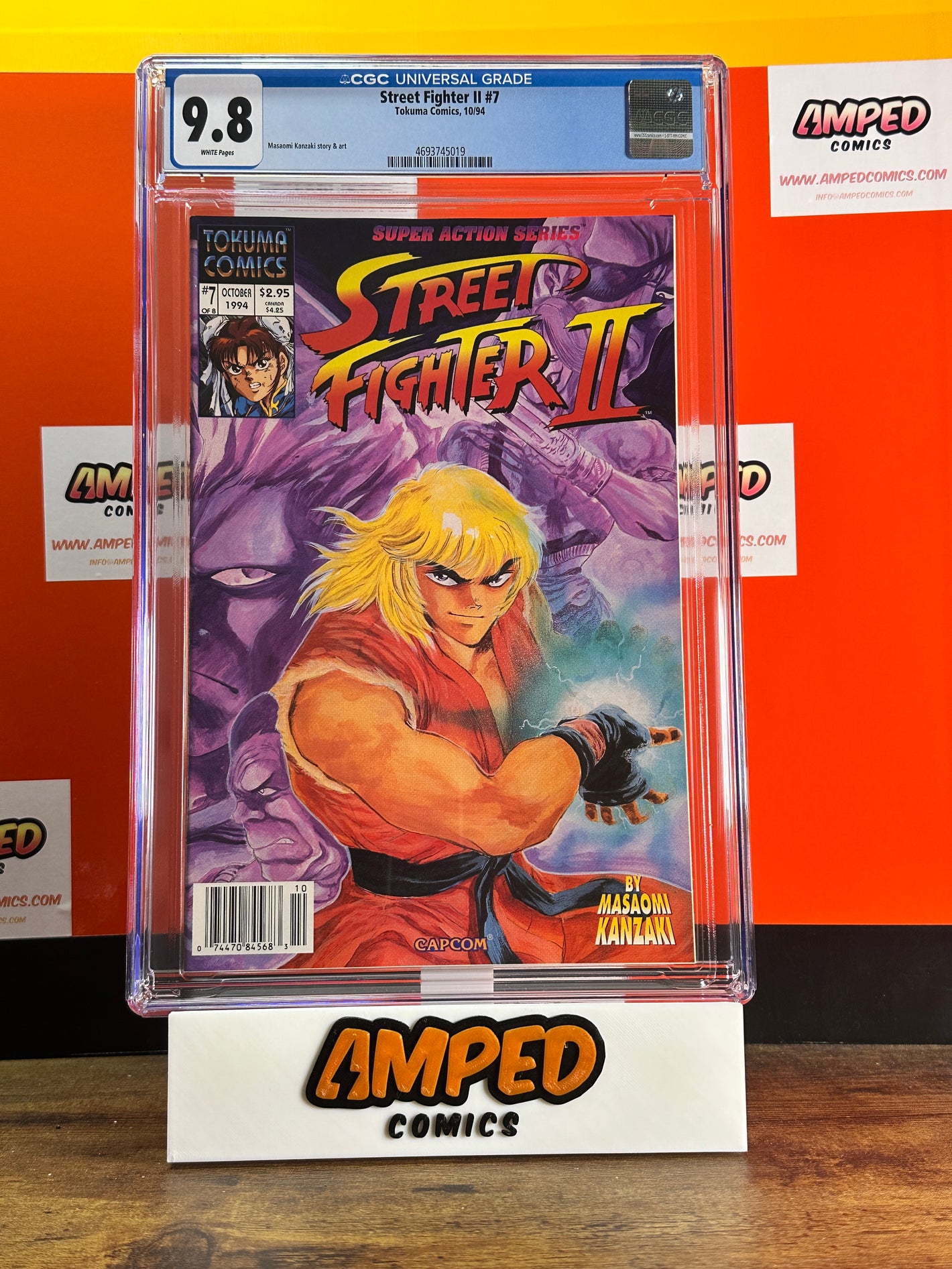 Street Fighter II 7 CGC 9.8 Tokuma Comics 1994