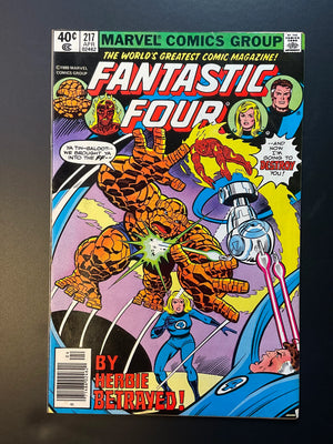 Fantastic Four 217 Marvel Comics April 1980 - A