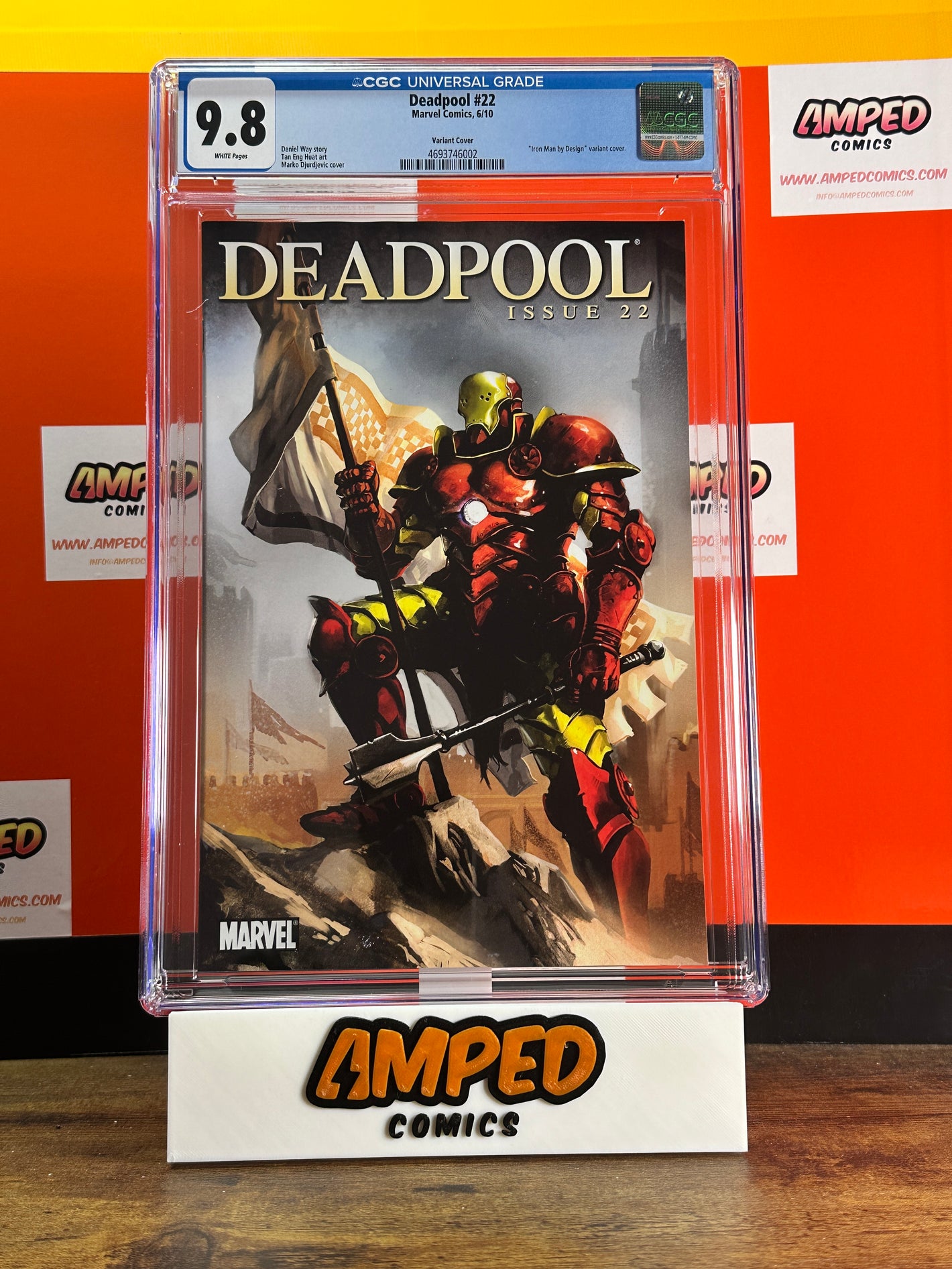 Deadpool 22 CGC 9.8 Marvel Comics Iron Man by Design Variant