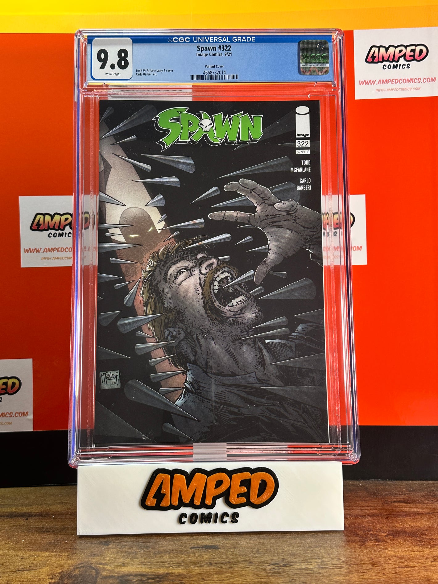 Spawn 322 CGC 9.8 Variant Cover Image Comics 2021