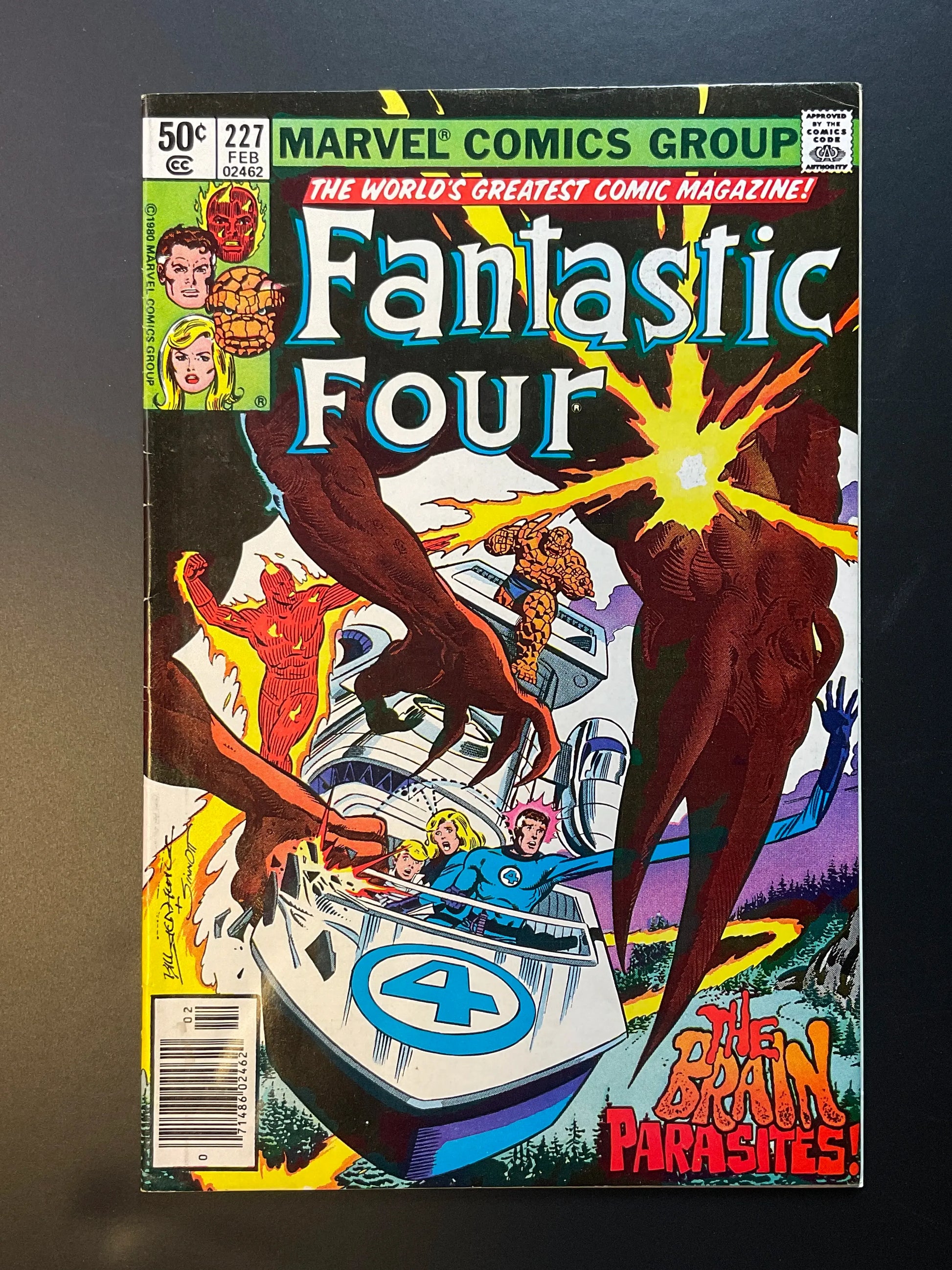 Fantastic Four 227 Marvel Comics Feb 1981 The Brain Parasites