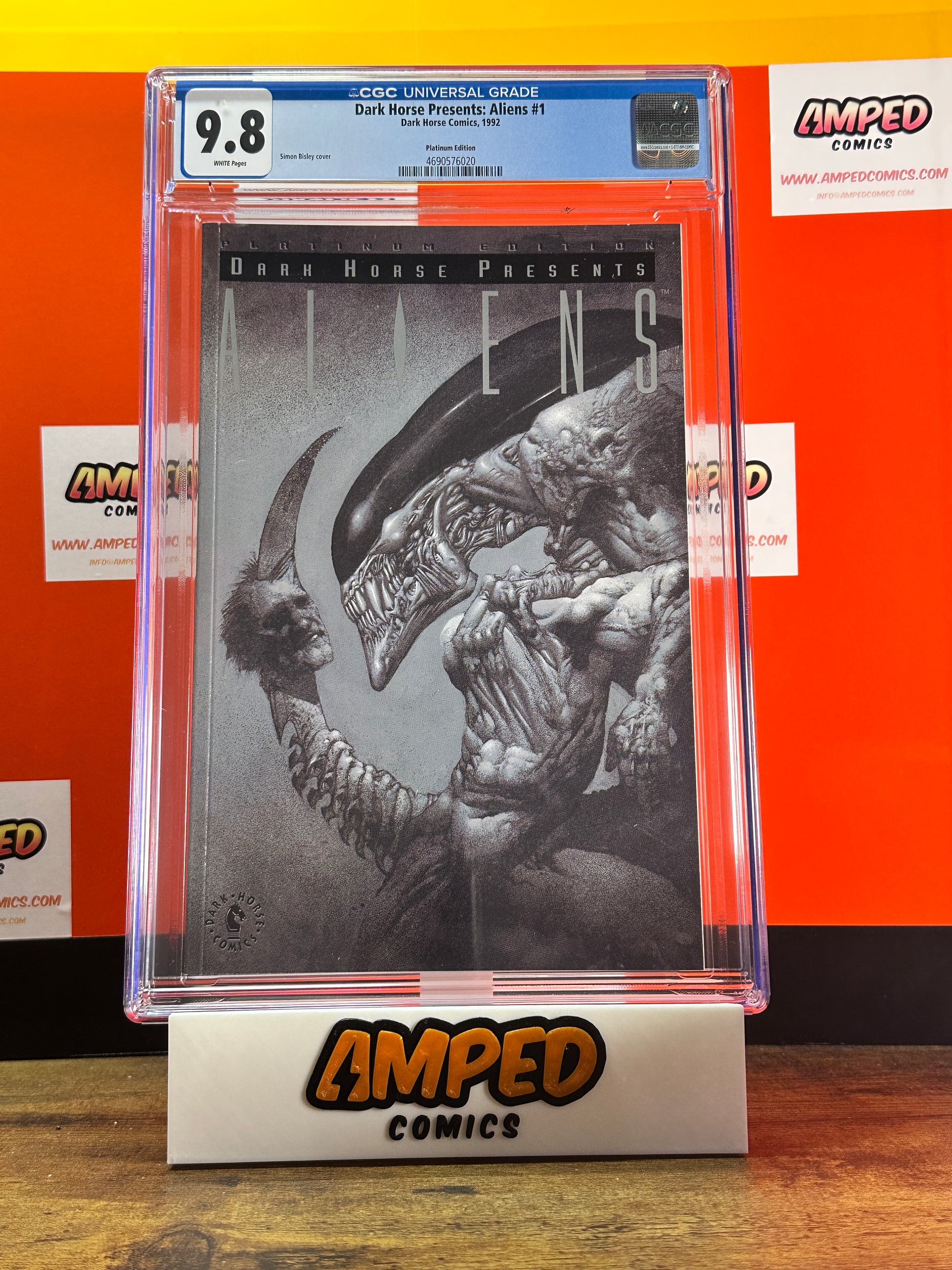 Dark Horse Presents Aliens 1 CGC 9.8 1992 Platinum Edition