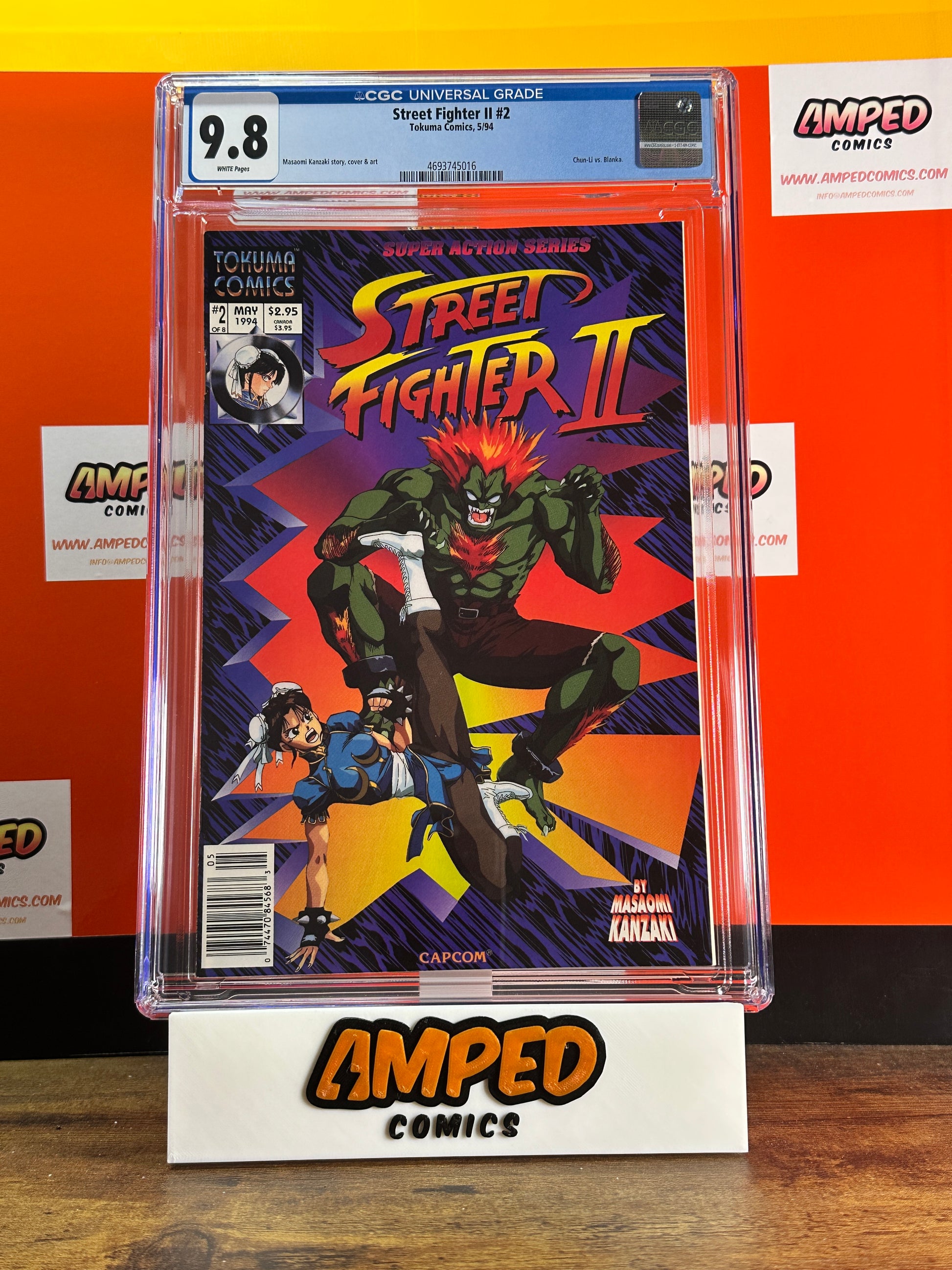Street Fighter II 2 CGC 9.8 Tokuma Comics 1994
