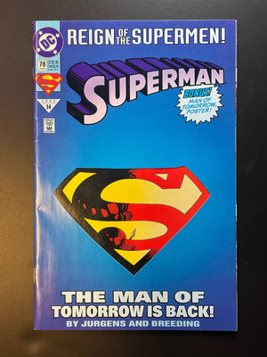 Superman 78 (Jun 1993) DC Comics - Reign of the Supermen