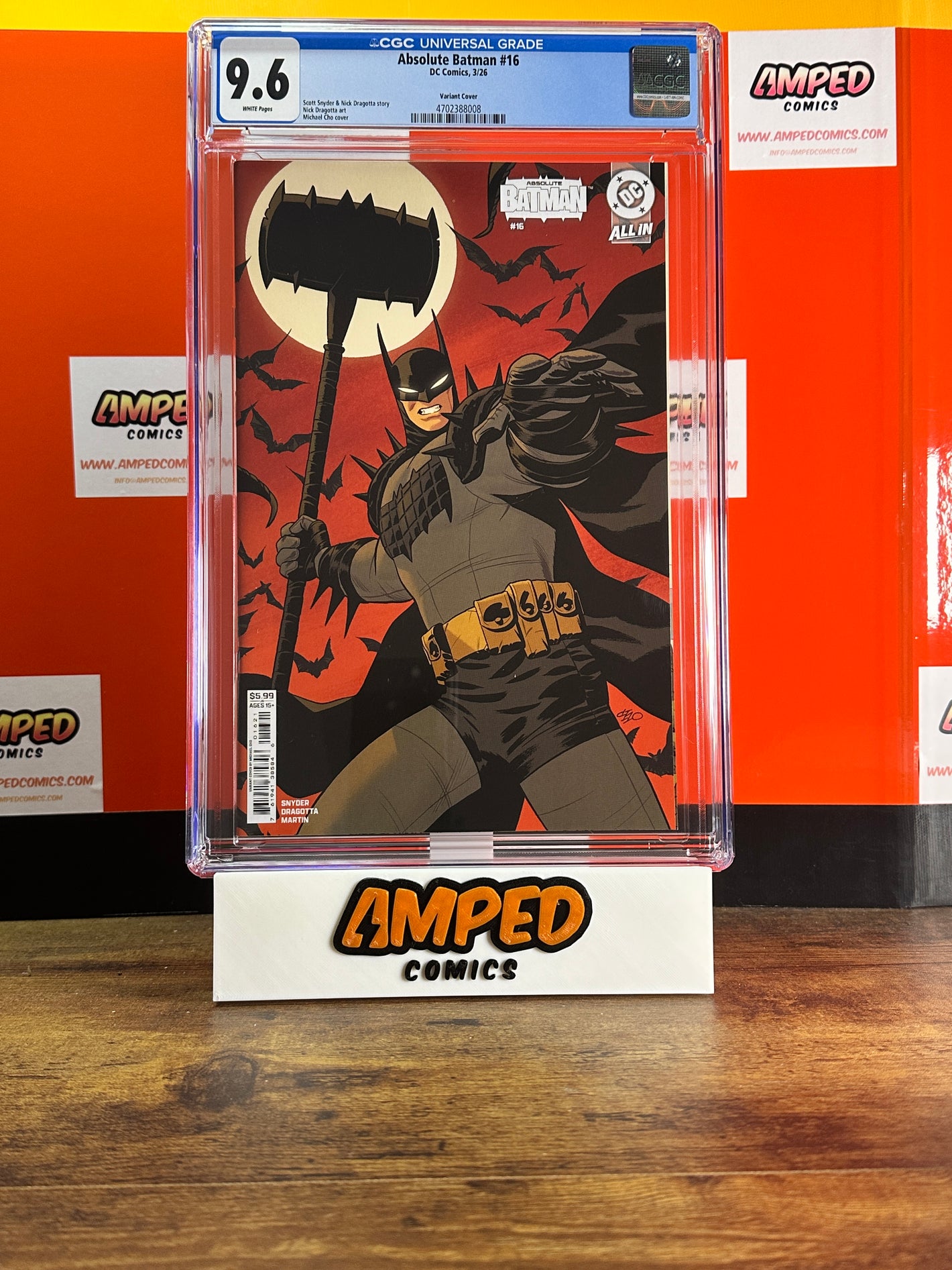 Absolute Batman 16 CGC 9.6 Variant Cover DC Comics 3/24