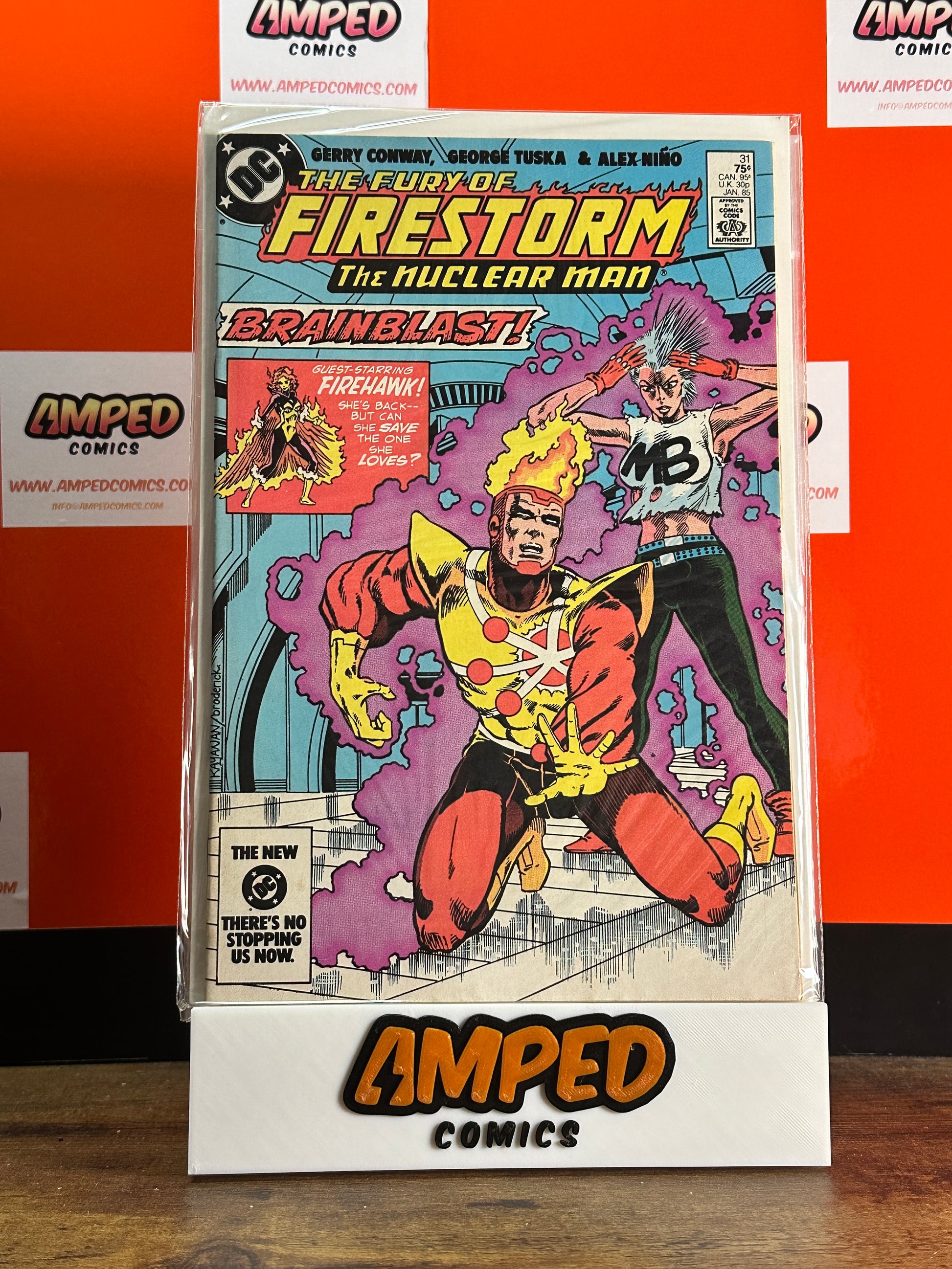 The Fury of Firestorm 31 DC Comics 1984 Guest-Starring Firehawk