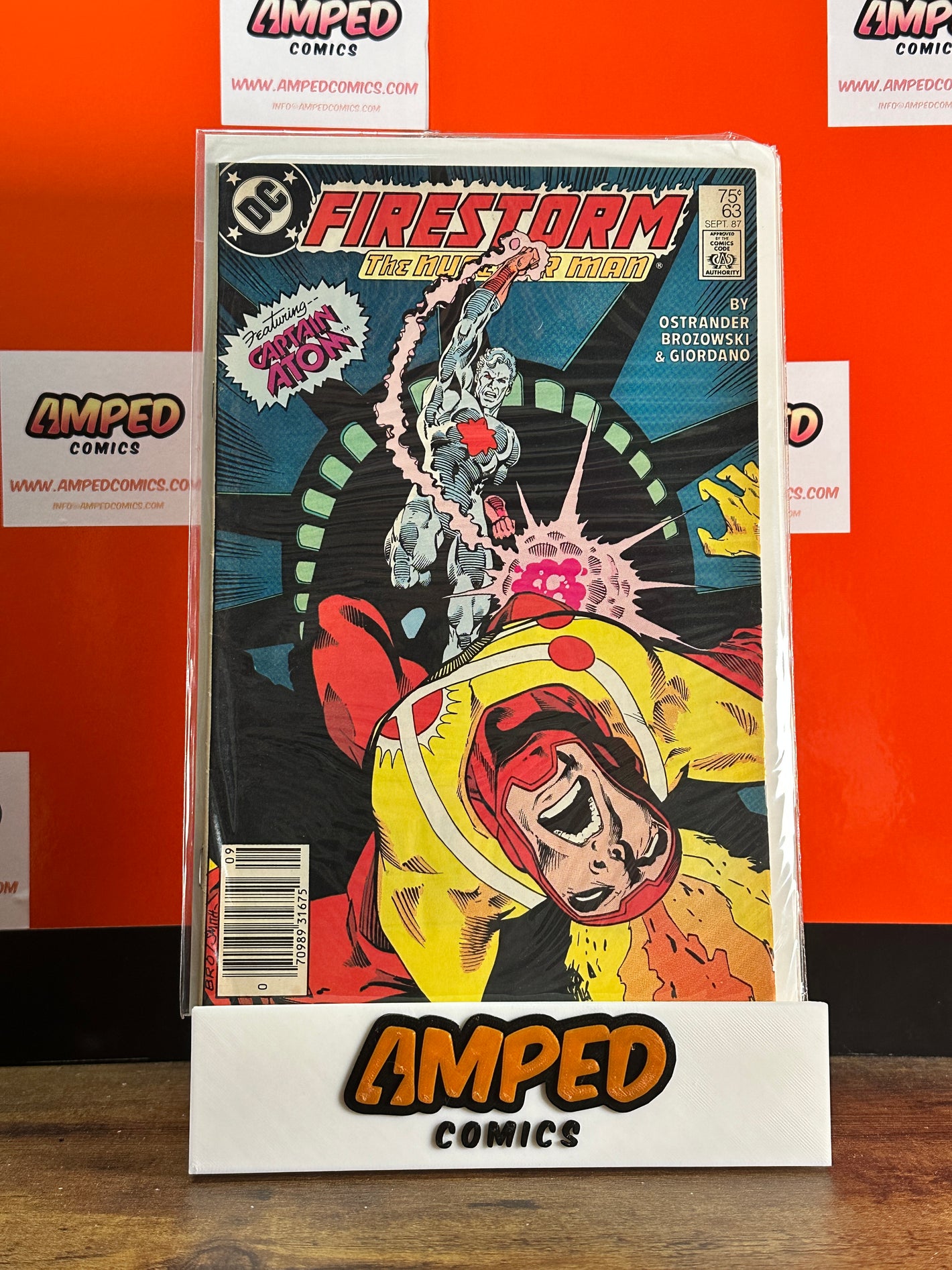 Firestorm 63 DC Comics Sept 1987 Featuring Captain Atom