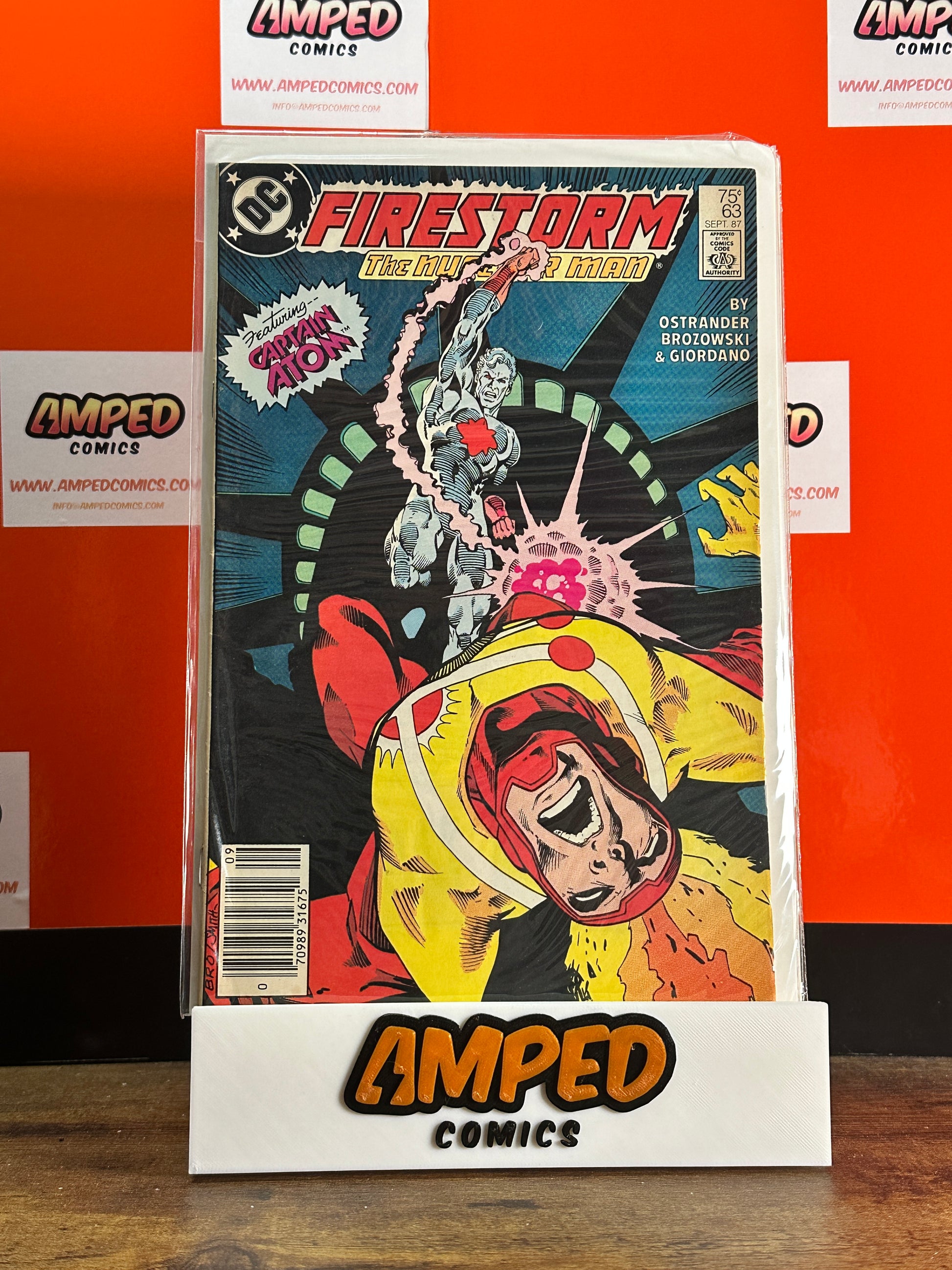 Firestorm 63 DC Comics Sept 1987 Featuring Captain Atom