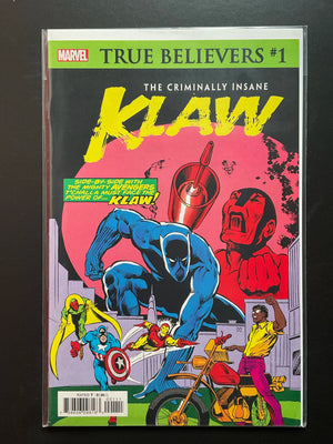 True Believers 1 The Criminally Insane Klaw Marvel Comics