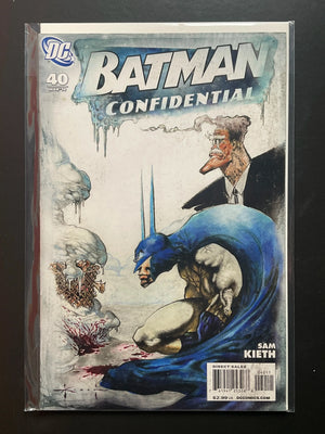 Batman Confidential 40 DC Comics March 2010 Sam Kieth Cover
