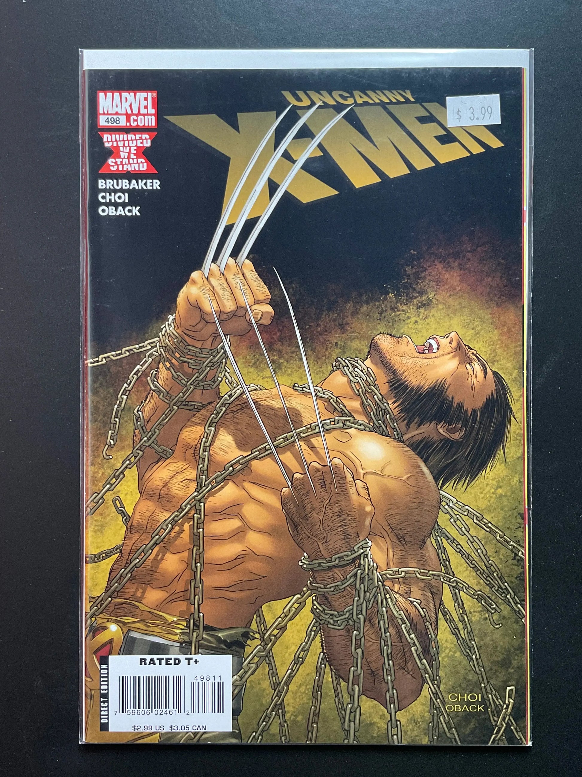 Uncanny X-Men 498 Marvel Comics Brubaker Choi Oback