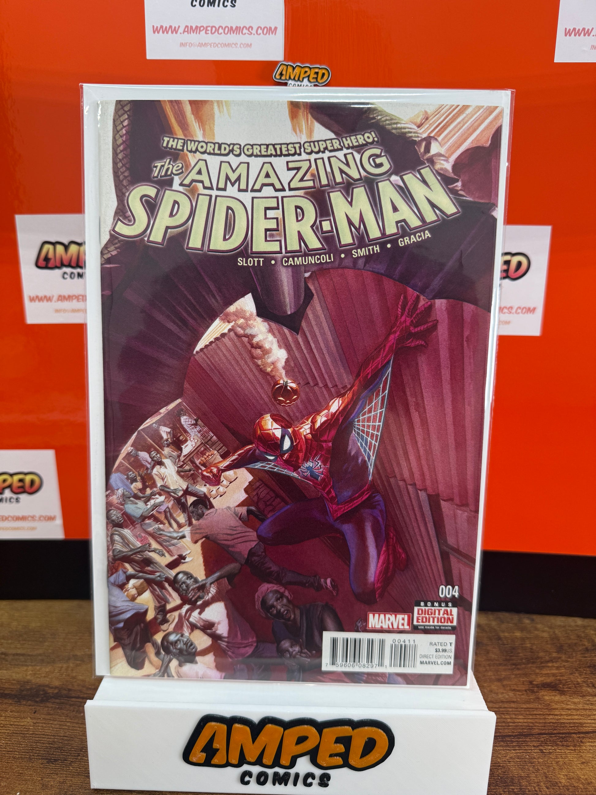 Amazing Spider-Man 4 Marvel Comics 2014 Slott Camuncoli