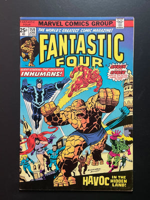 Fantastic Four 159 Marvel Comics June 1975 Guest-Starring Inhumans - A