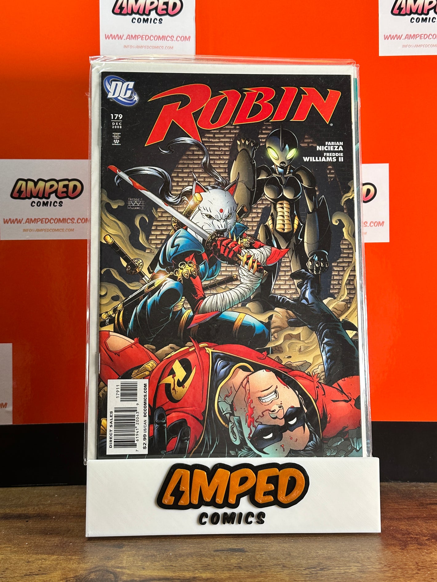 Robin 179 DC Comics Dec 2008 Fabian Nicieza Freddie Williams II