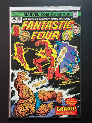 Fantastic Four 163 Marvel Comics Oct 1975 Gaard Appearance