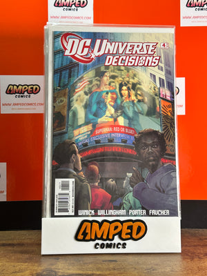 DC Universe Decisions 4 (2008) - Superman Cover - DC Comics