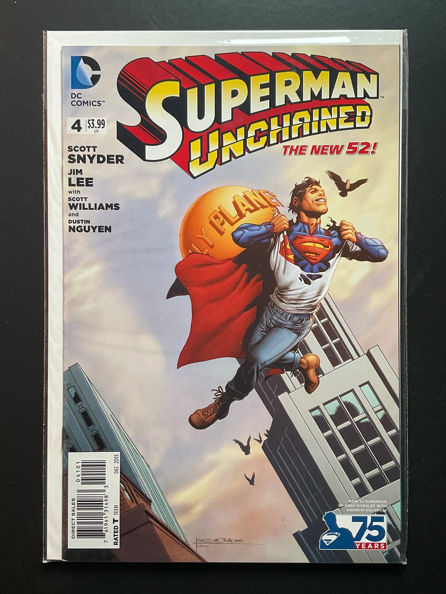 Superman Unchained 4 (2013) DC Comics The New 52 Morales Cover