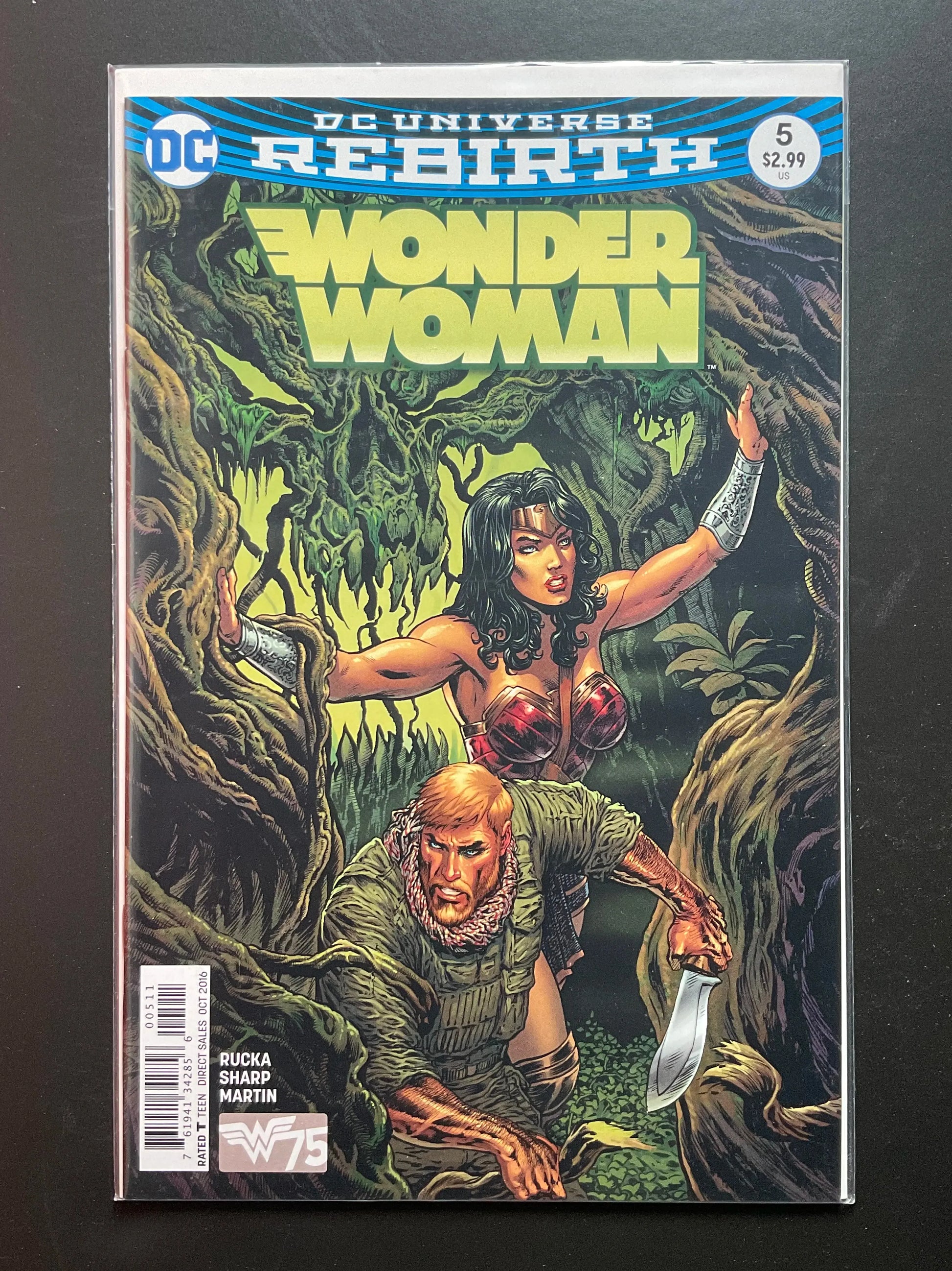 Wonder Woman 5 DC Universe Rebirth (2016) by Rucka Sharp