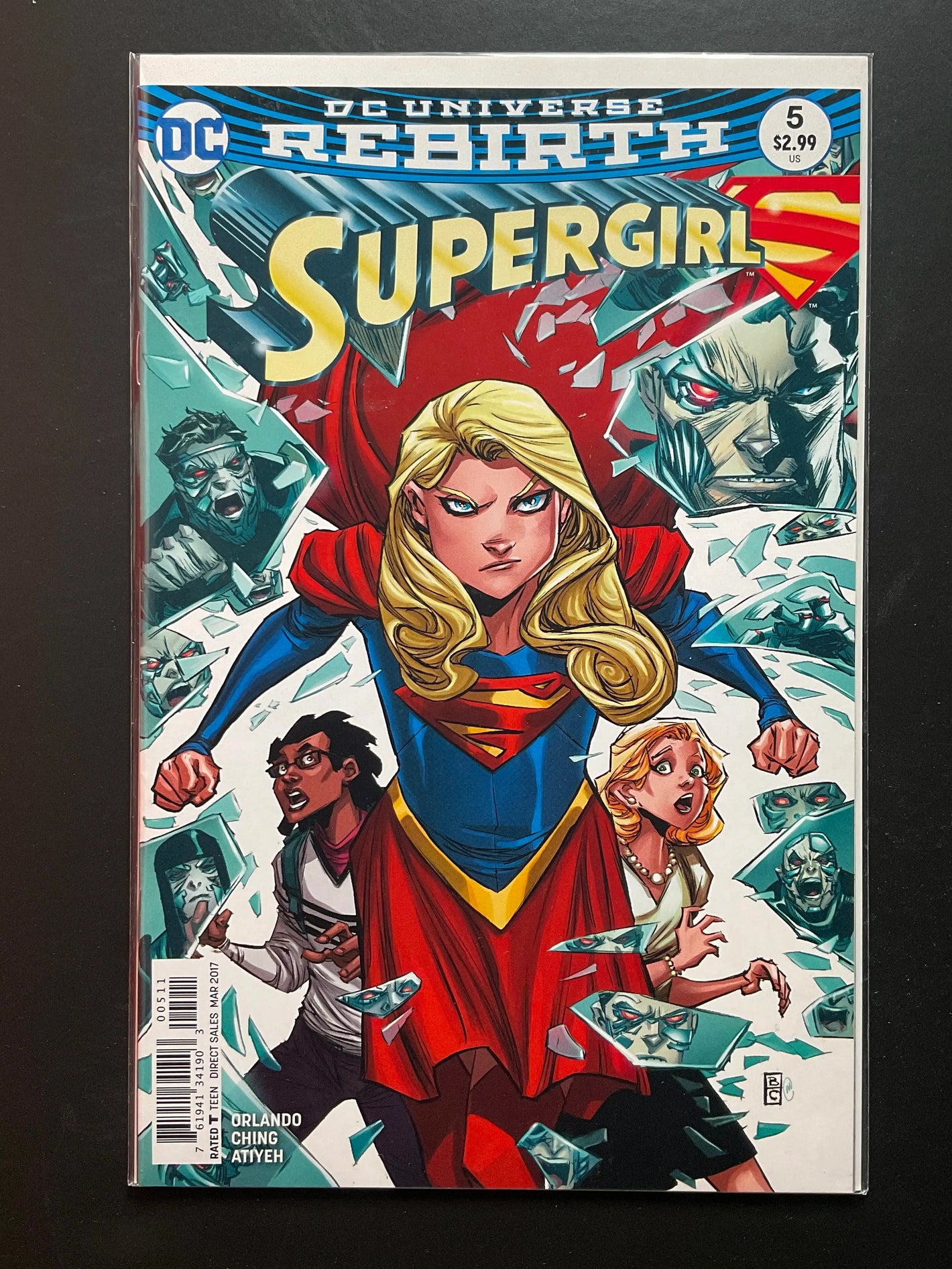 Supergirl 5 DC Rebirth (March 2017) by Orlando, Ching Atiyeh
