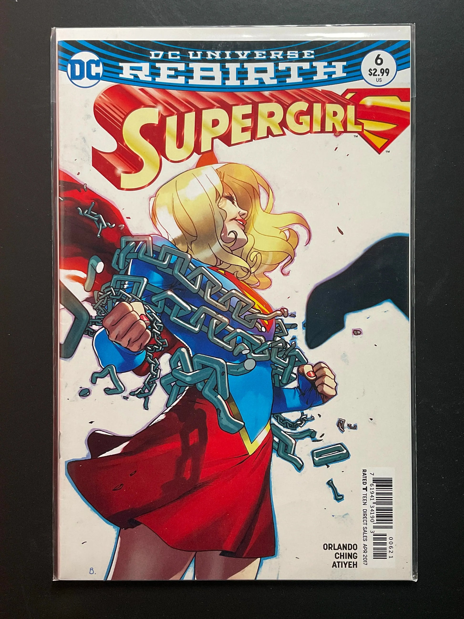 Supergirl 6 DC Universe Rebirth (2017) Orlando, Ching, Atyeh