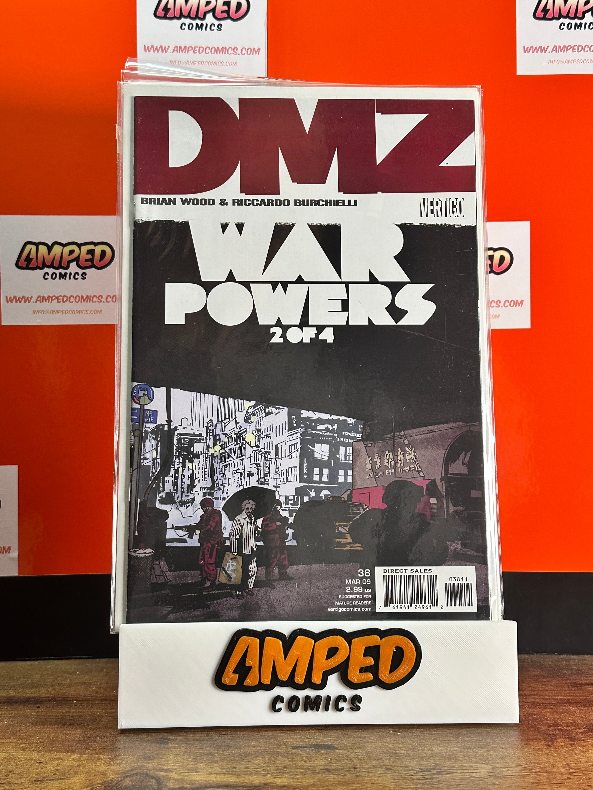 DMZ 38 War Powers 2 of 4 Vertigo Comics March 2008
