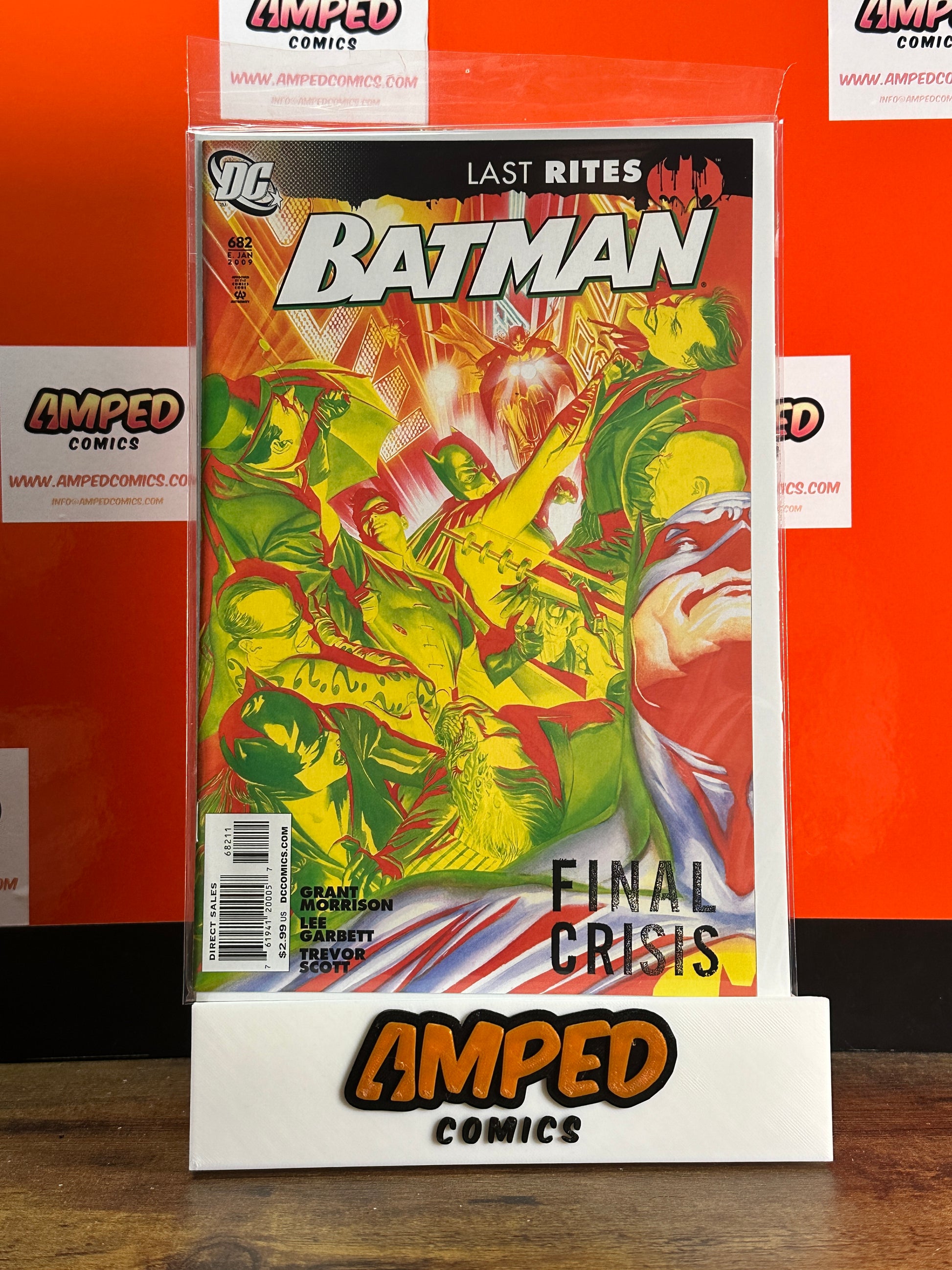 Batman 682 DC Comics 2009 Final Crisis Last Rites