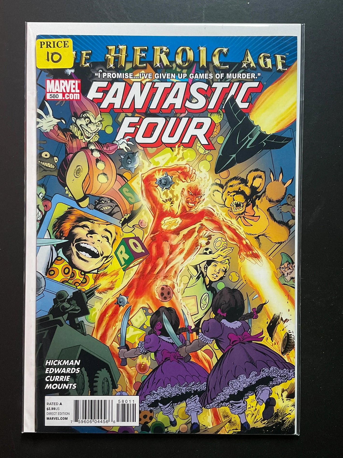Fantastic Four 580 Marvel 2010 The Heroic Age