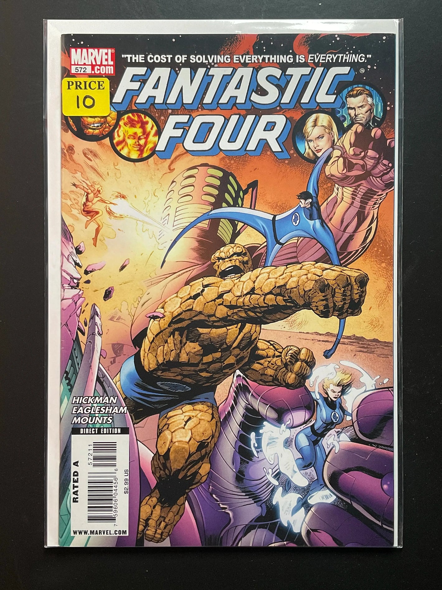 Fantastic Four 572 Marvel Comics 2009 Hickman Eaglesham