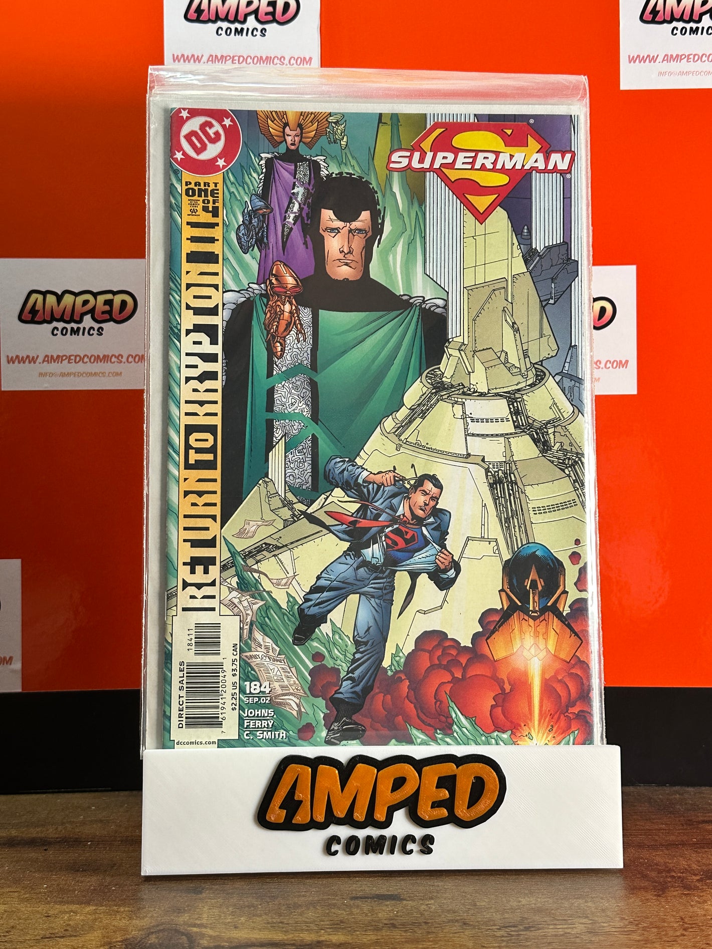 Superman 184 DC Comics Sep 2002 Part One Return to Krypton