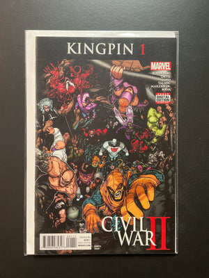 Kingpin 1 Civil War II Marvel 2017 Rosenberg Ortiz Variant