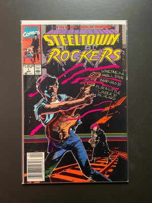 Steeltown Rockers 1 Marvel Comics April 1990