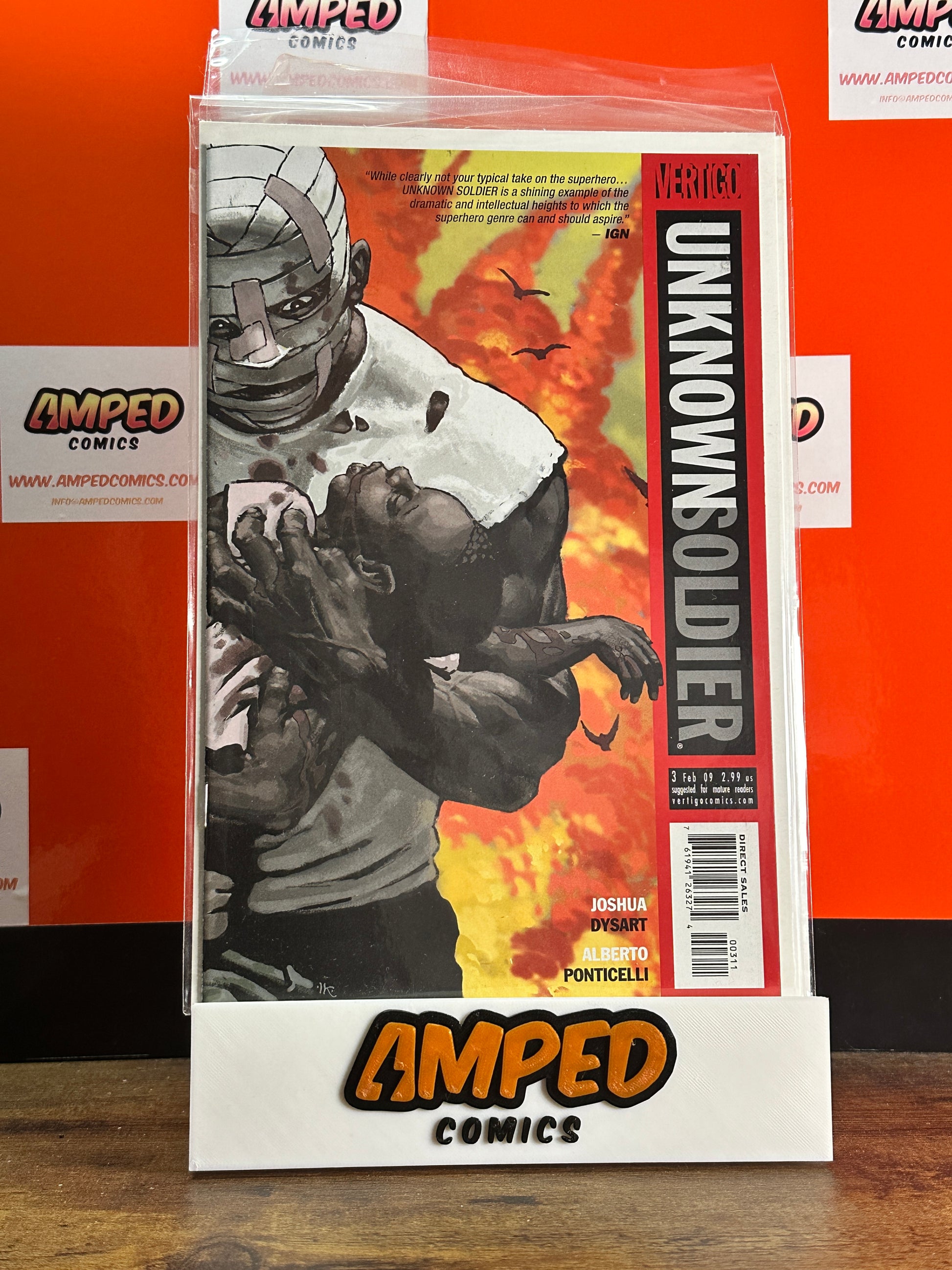 Unknown Soldier 3 (Vertigo, Feb 2009) by Dysart Ponticelli