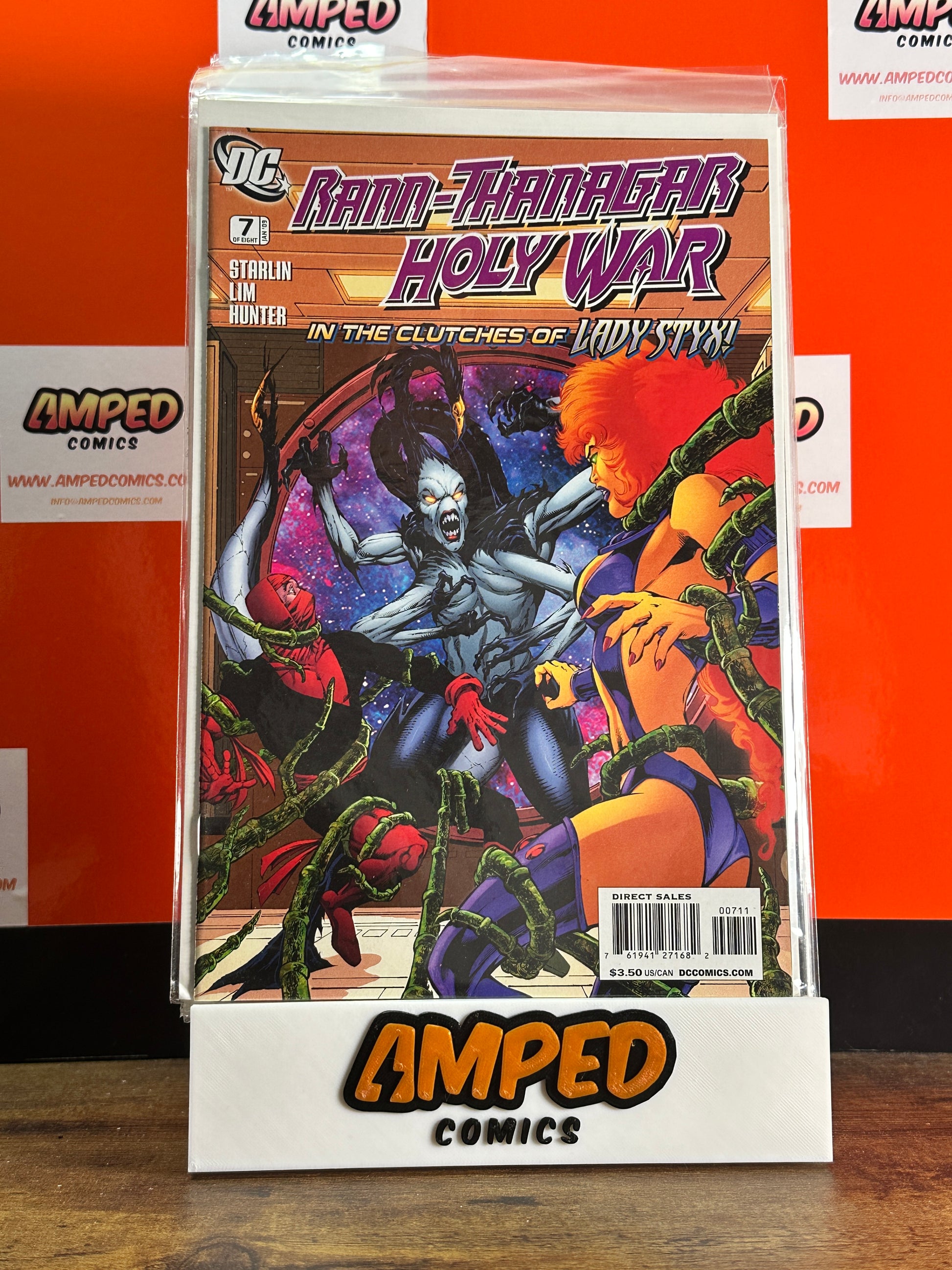 Rann-Thanagar Holy War 7 DC Comics 2008 Starlin Lim Hunter