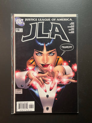 JLA 118 DC Comics Nov 2005 Geoff Johns Zatanna Cover